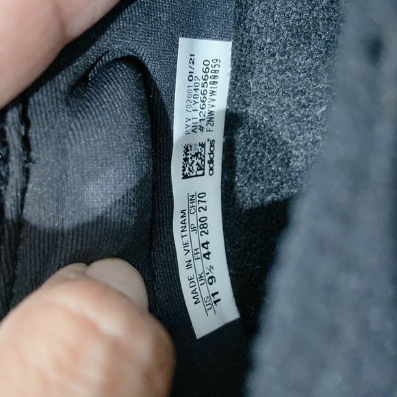 Adidas UltraBoost 21 Womens Sneaker Running Shoe Black Cloud White FY0402 US 11 - Picture 11 of 11